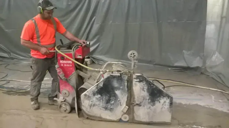 découpe béton en zone urbaine à Montbrison
